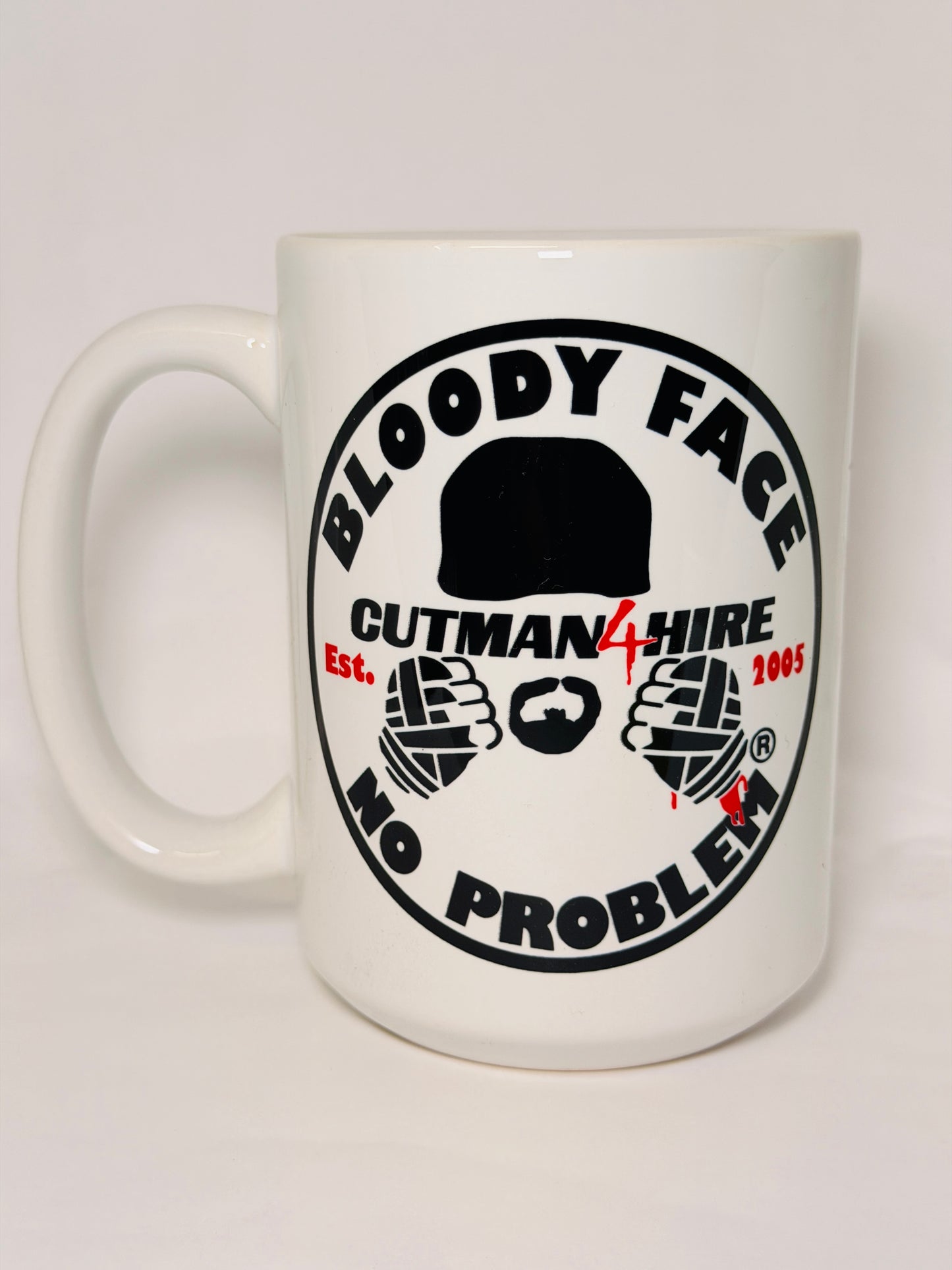 Bloody Face. No Problem Coffee Mug (15oz)