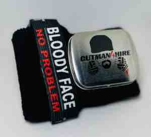 Bloody Face No Problem Boxing Utility Wristband – Cutman4Hire Cutman Store