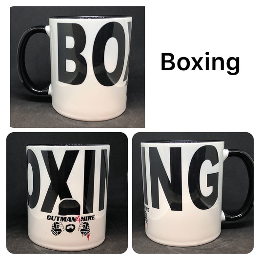 Cutman4hire Boxing 1 taza de café (11 oz)